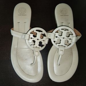 Used Tory Burch sandles size 8.5 cream